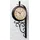 AMS Funkwanduhr 12,0 5961 braun