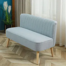 Homcom Sofa, Holz, Stoff, Schaumstoff