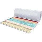 Fdm Topper 180x200 cm Matratzenauflage FRUTI mit HR-Schaum Latex Rechteckig, Oeko-Tex® Standard 100, Schlafzimmer, Matratzen Shop, Matratzenzubehör, Topper