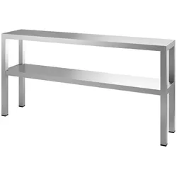 Gastro-Inox Aufsatzbord 2 stufig aus Edelstahl 1000x300x650mm