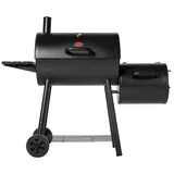 Char-Griller Holzkohlegrill inkl. Offset-Smoker  (Grillfläche  (B x T): 79 x 44 cm, Schwarz)