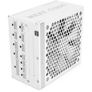 NZXT C1200 1200W Gaming Netzteil 80+ Gold, ATX3.1 PCIe5.0 modular 135 mm white