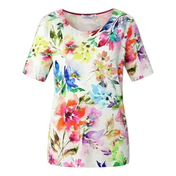 Rundhals-Shirt Peter Hahn mehrfarbig, 36
