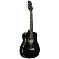 Stagg Dreadnought Akustikgitarre, 1/2 Größe, Schwarz