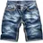 Rock Creek Shorts Jeansshorts dicke Naht Regular Fit