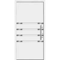 Aluminium-Haustür Moderno M450/B 110 x 210 cm Weiß Anschlag Rechts