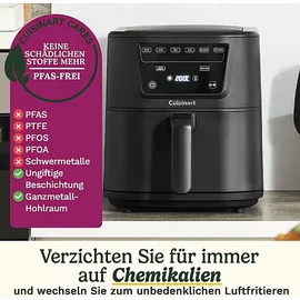 Cuisinart CompactMax Heißluftfritteuse 7,6 l schwarz