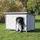 Trixie Hundehütte 116 x 82 x 79 cm Holz Grau