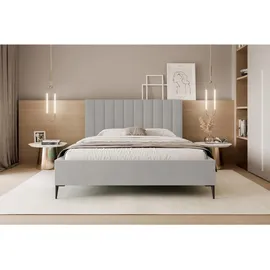 domo-home DomoHome Polsterbett Mona Slim III Mit VELUTTO Stoff – Ideal Für Jedes Schlafzimmer, Betten, Polsterbetten