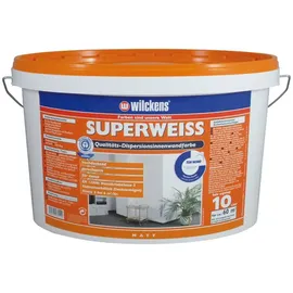 Wilckens Superweiss Wandfarbe Weiß matt 10 l