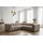 Fun Möbel Ecksofa Designersofa SOLVIE XS in Stoff Tiffani Taupe Seite Universal