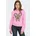 Sweatshirt Bonbon Print Candy Rosa L