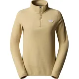 Damen 100 1/4 Zip Sweatshirt Khaki Stone XS