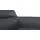 flexlux Couch Leder 3-Sitzer Schwarz