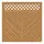 Jorkisch Sichtschutzelement 180 x 180 cm Natur Holz