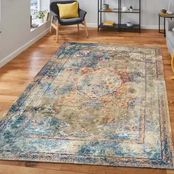 Bamyum Landon Bedruckter 80x300 Teppich Chenille-Druck Maschinell Hergestellt