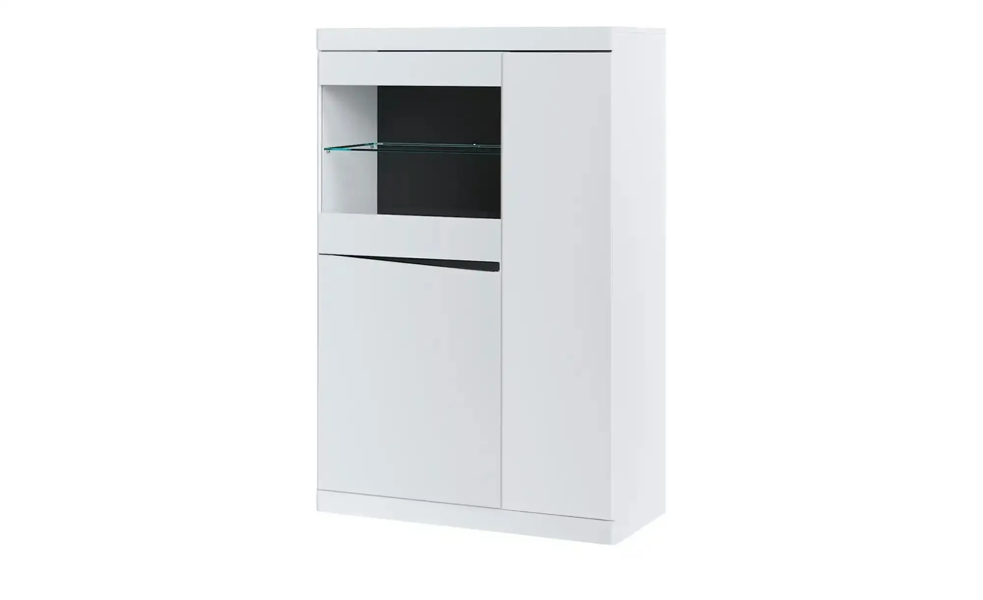 Highboard   ¦ weiß ¦ Maße (cm): B: 86 H: 130,8 T: 39.9