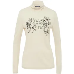 Stehkragen-Shirt BASLER beige