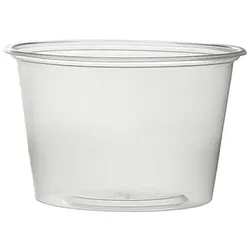 DayBays 250 Stk. Feinkostbecher PP 250 cc. 101x51 mm rund Kombi-Verpackung inklusive passende Deckel