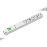 Bachmann Steckdosenleiste 2,00 m Grau 5 St.