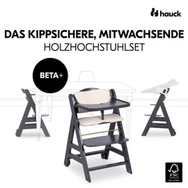 hauck Beta Plus Grau inkl. 2in1 Neugeborenen-Aufsatz