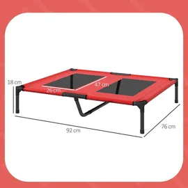 PawHut Hundesofa PawHut 92 x 76 cm rot