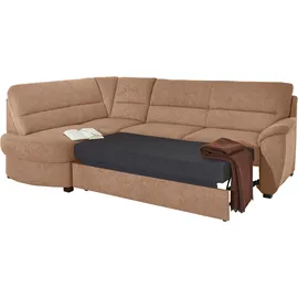 sit&more Ecksofa SIT & MORE "Pandora L-Form", braun, B:251cm H:91cm T:176cm, Luxus-Microfaser ALTARA NUBUCK (100% Polyester);Luxus-Microfaser ALTARA NUBUCK (100% Polyester);Luxus-Microfaser (100% Polyester), Sofas, Ecksofa, wahlweise mit Bettfunktion und