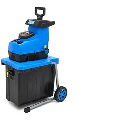HBM Silent Electric Shredder 2800W - Gartenhäcksler / Holzhäcksler für 45 mm Äste