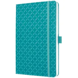 Sigel JN103, Muster, Aqua-Farbe, Grün, A5, 174 Blätter, Liniertes Papier, Hardco