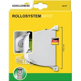 SCHELLENBERG 50157 Gurtwickler Aufputz Passend für (Rollladensysteme) Schellenberg Mini