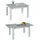 Dmora Dilici 140/190 x 78 x 90 cm grau