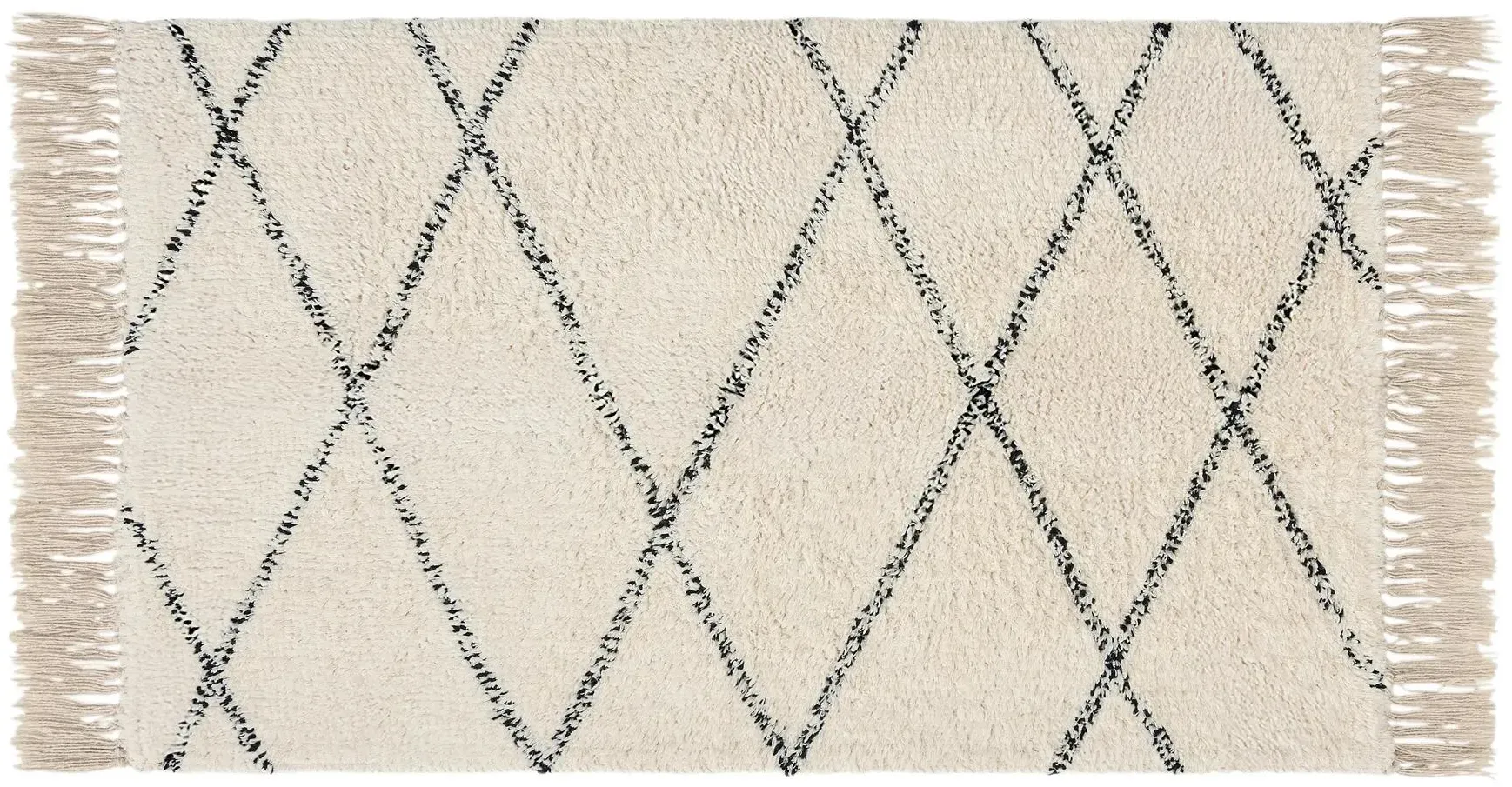 benuta Nest - Badteppich für Badezimmer - Badematte Naomi Cream 60x100 cm