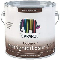 Caparol Capadur ImprägnierLasur 3 in 1 gegen Fäulniss und Bläue Größe 2,5 LTR, Farbe mahagoni