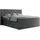 MKS boxspringbett KING VELEN 160/200 Dunkelgrau Kunstleder - H3