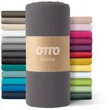 OTTO home Spannbettlaken Paprika 200 x 200 cm anthrazit