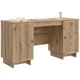 vidaXL Schreibtisch Artisan-Eiche Holzwerkstoff 142,5 x 50 x 75 cm