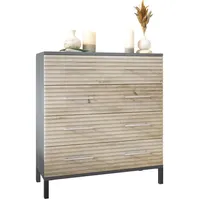 Vladon Kommode, Sonoma Eiche, 76x84x35 cm, Wohnzimmer, Kommoden &