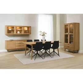 Furnhouse Vitrine 100 x 45 x 190 cm Braun