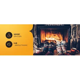 ETA WARMIE ETA062490000, 2000 W, LED Display, Timer, Temperatureinstellung 5-35 °C, 3 Leistungsstufen, Weiß