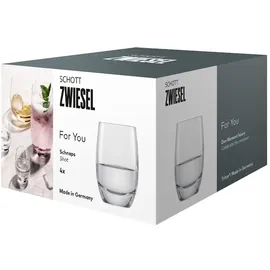 Schott Zwiesel For You Schnapsglas 0,075 l 4er Set