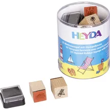 Heyda Stempel-Set Urlaub Holz 15 St.