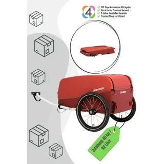 Croozer Cargo Kalle Lastenanhänger rot 2018