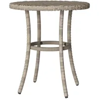 vidaXL Bistro-Set 3-tlg. Hellgrau