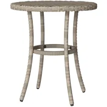 vidaXL Bistro-Set 3-tlg. Hellgrau