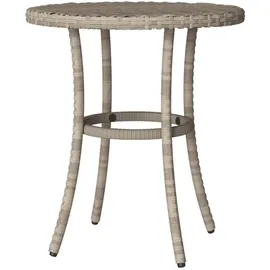 vidaXL Bistro-Set 3-tlg. Hellgrau