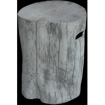 Gardenforma Abdeckung für Gasflaschen, Baumstamm-Optik grau Eco-Stone, für 11 kg Gasbehälter grau