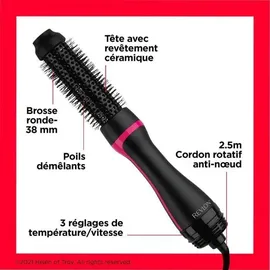 Revlon One Step Style Booster Rundbürste schwarz