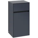 Villeroy & Boch Collaro Seitenschrank C03201VQ, 40,4x74,8x34,9cm, Anschlag rechts, Marine blue