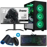 ONE GAMING Gaming Komplett-PC AR28 Gaming-PC (AMD Ryzen 5 5500, Radeon RX 6600, 512 GB SSD, Luftkühlung)