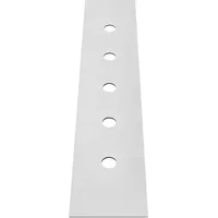 GESSI 5-Loch Dekor-Platte für Secur Box - weiß